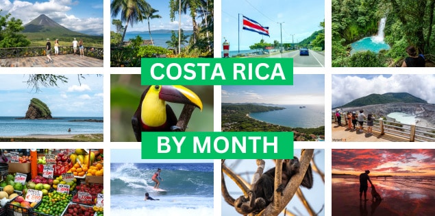 Costa Rica by Month - MytanFeet