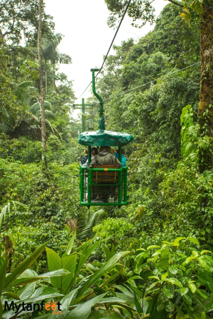 things to do in costa rica - aerial tram