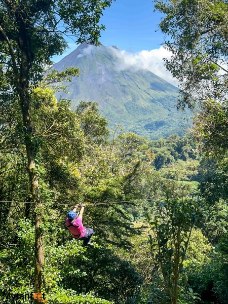 things to do in la fortuna - sky aventures ziplining