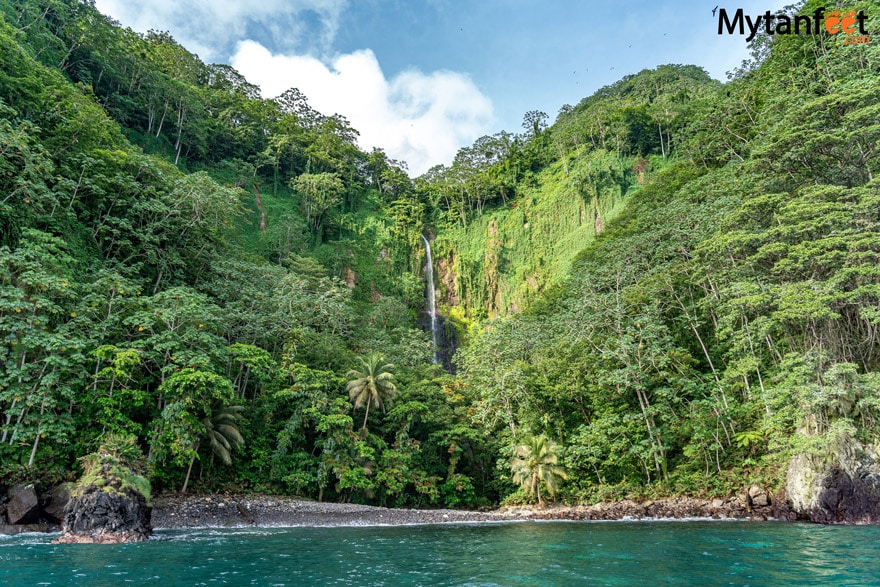 Cocos Island waterfall
