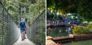 arenal hanging bridges and hot springs with meal tour booking page featured image