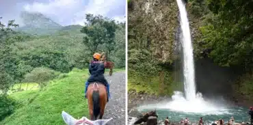 horseback riding la fortuna waterfall tour booking page featured image