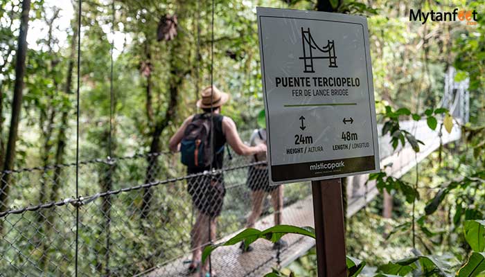arenal hanging bridges tour
