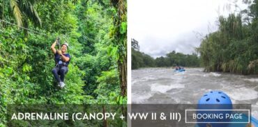 adrenaline canopy and white water rafting class 2 and 3