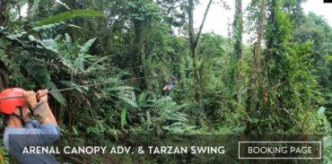 arenal canopy adventure and tarzan swing featured image