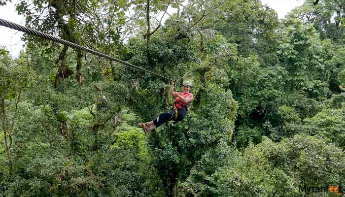 arenal canopy adventure tarzan swing gallery image