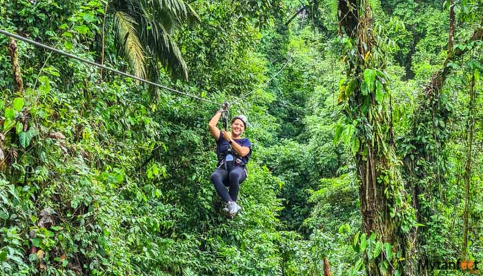 arenal canopy adventure tarzan swing gallery image