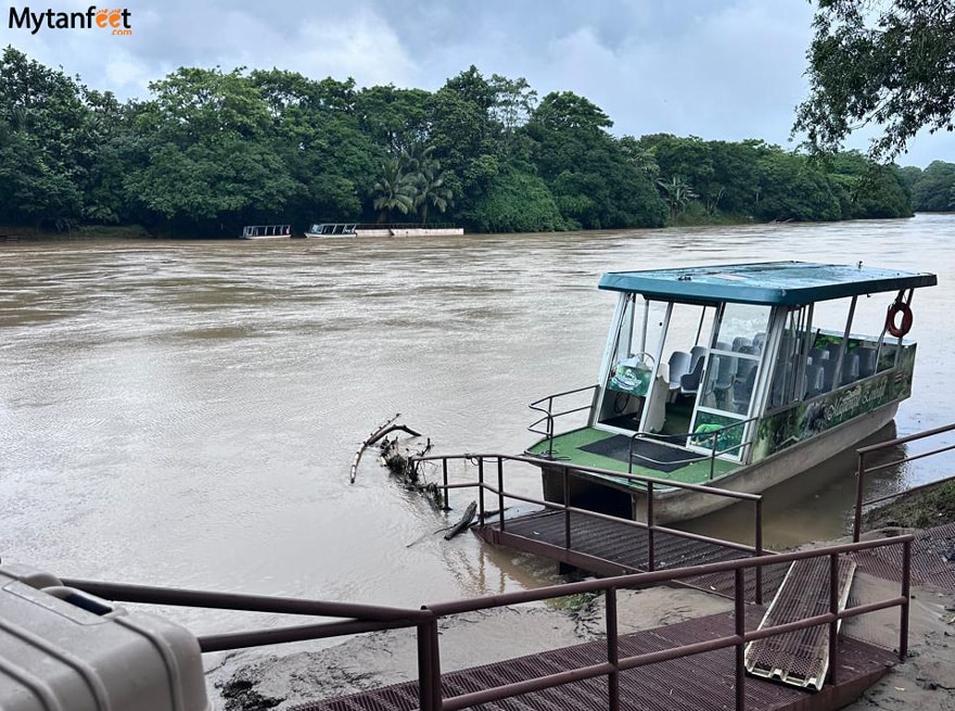 Maquenque Eco Lodge boat ride across the San Carlos River