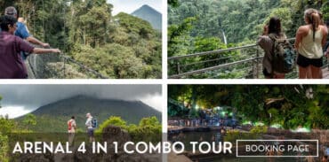arenal 4 in 1 combo tour