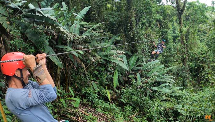 arenal canopy adventure and tarzan swing 