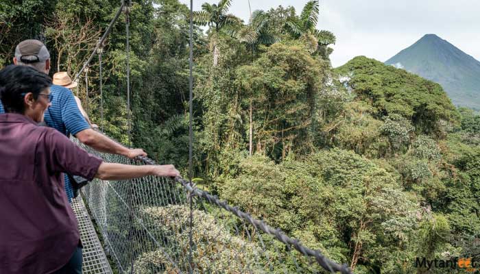 hike and nature hanging bridges and la fortuna waterfall 