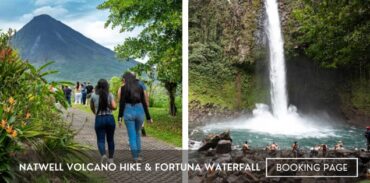 natwell arenal volcano hike and la fortuna waterfall