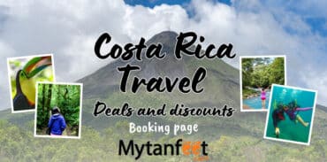 mytanfeet costa rica travel deals booking page featured image
