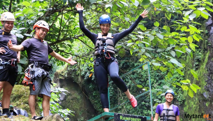 rainforest falls by pure trek image