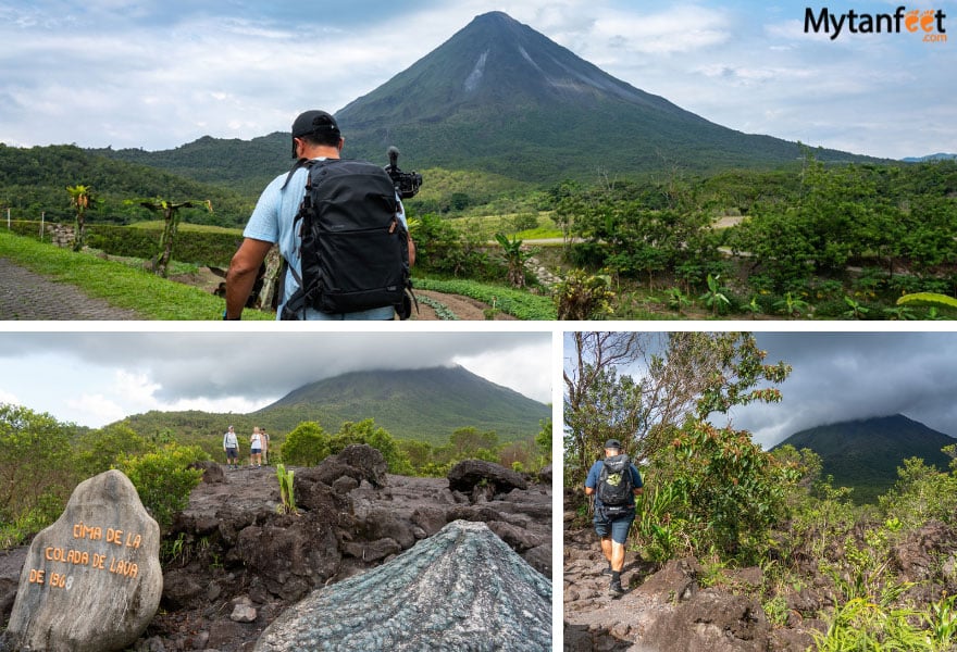 Arenal 1968 hike in La Fortuna