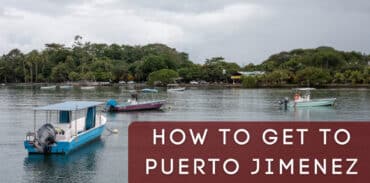 how to get to puerto jimenez