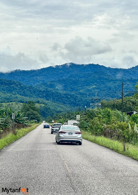 Driving in the Osa Peninsula
