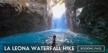 la leona waterfall hike featured image booking page