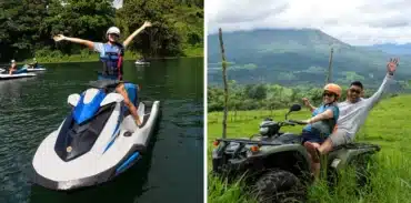 lake arenal jet ski and arenal atv combo tour booking page featured image