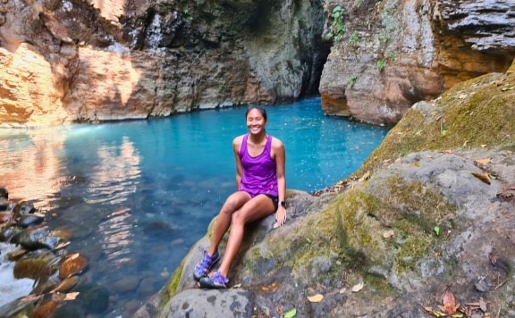 tamarindo conchal flamingo tours  la leona waterfall hike