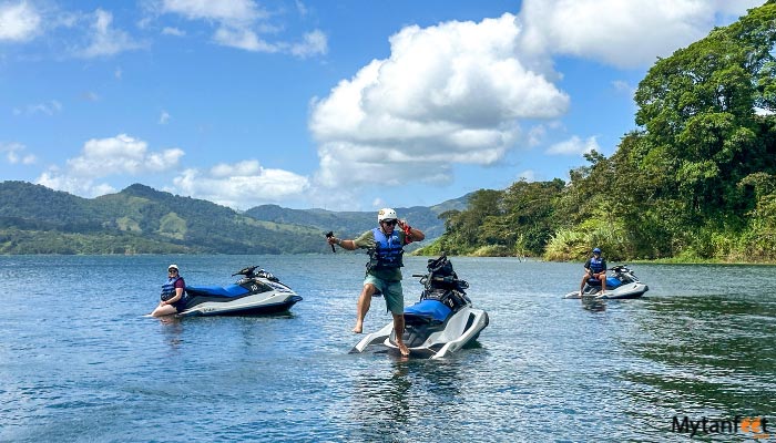 lake arenal jet ski and atv combo adventure tour