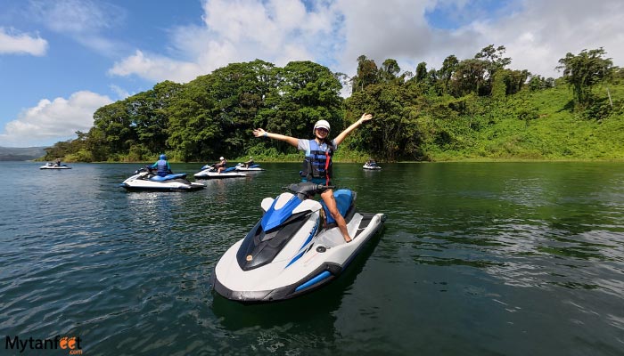 lake arenal jet ski and atv combo adventure tour