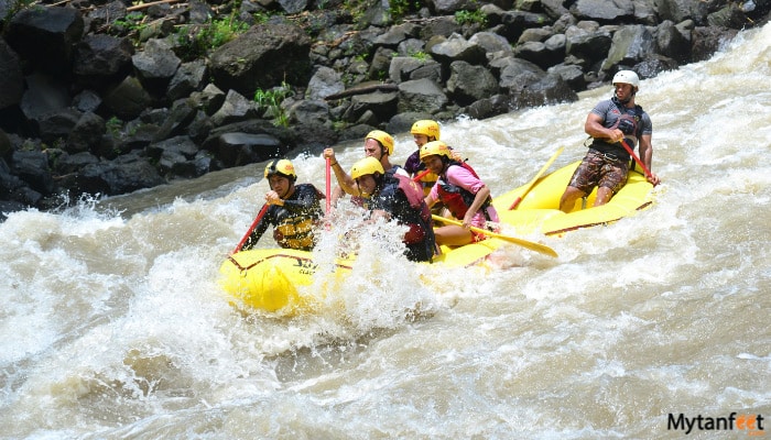pacuare white water rafting Class III and IV 