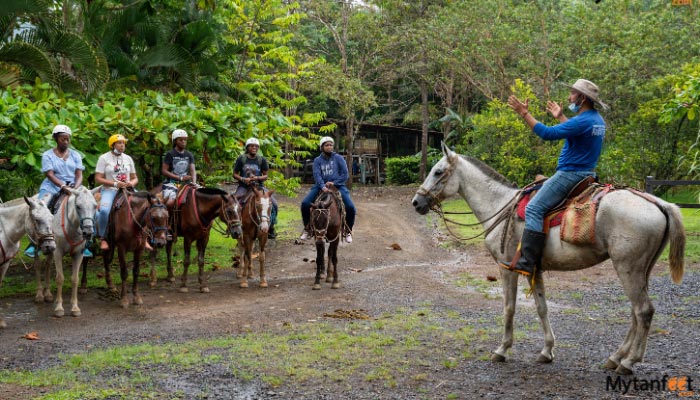 vista los suenos adventure park jaco horseback riding 