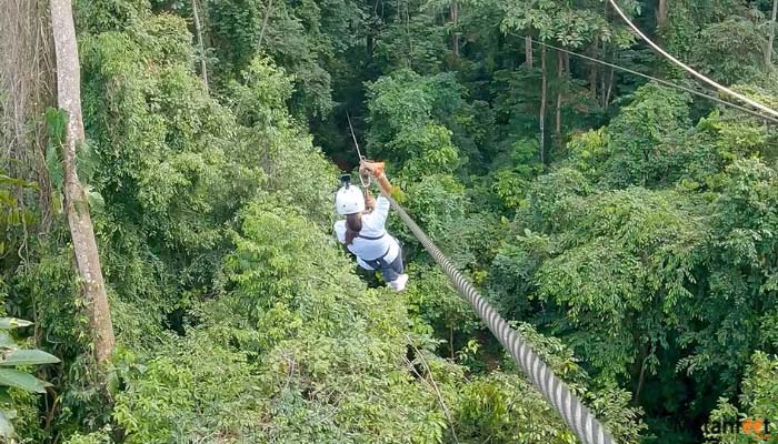 vista los suenos adventure park jaco canopy ziplining tour 
