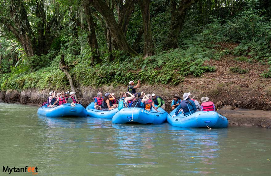 canoa aventura penas blancas safari float
