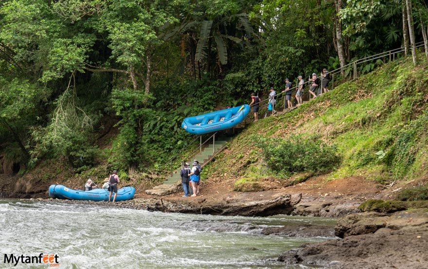 canoa aventura penas blancas safari float put in