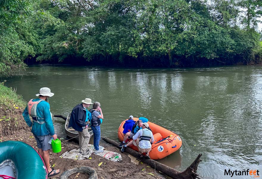 Best la fortuna safari float -  getting on the raft for the pure nature safari float